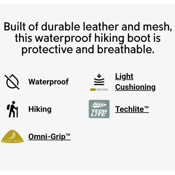 Columbia "Newton Ridge Plus Waterproof" Hiking Boot Grey | Women's Size 9.5 Wide - Picture 13 of 16